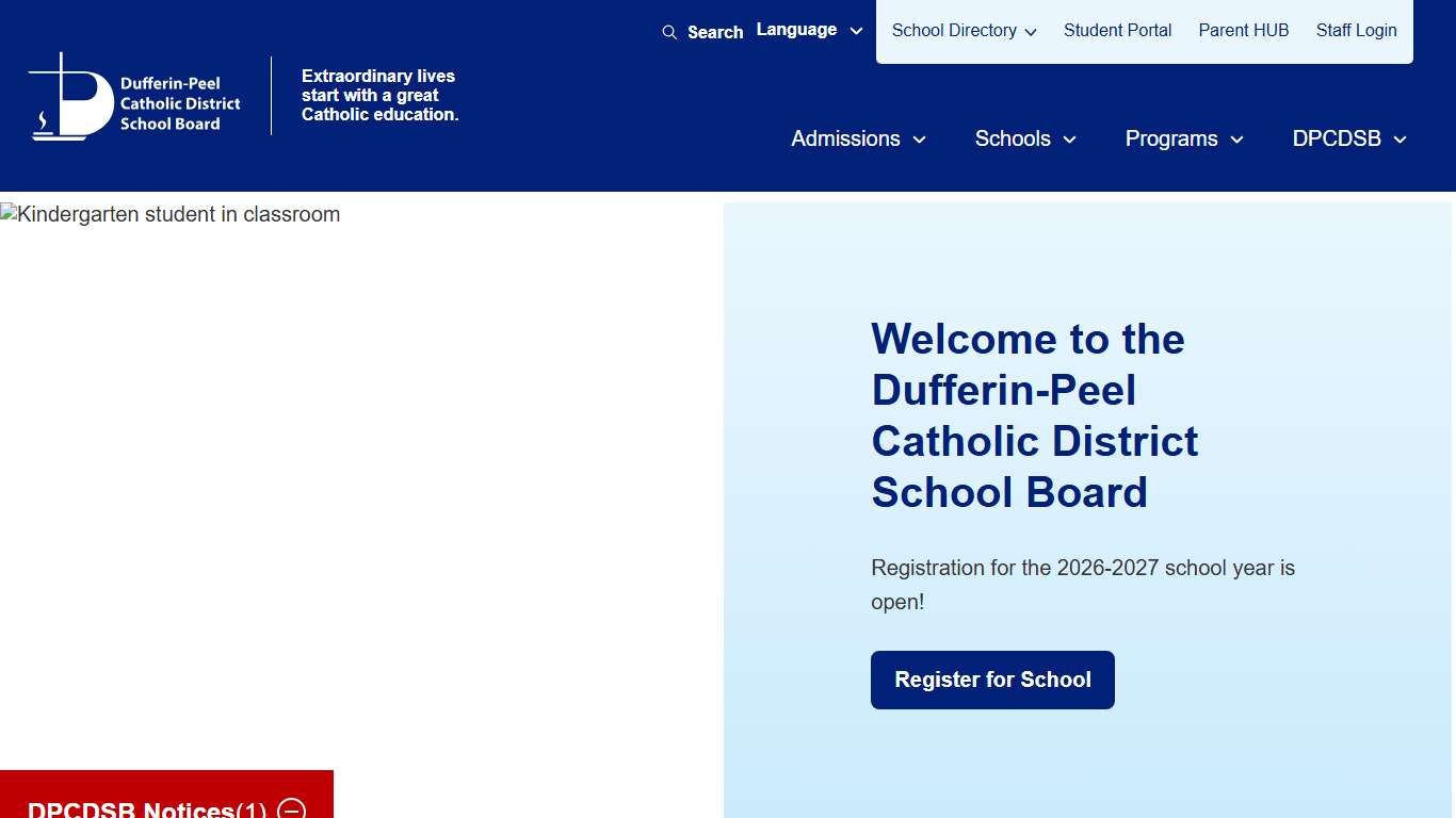 Home Dufferin-Peel Catholic District School Board